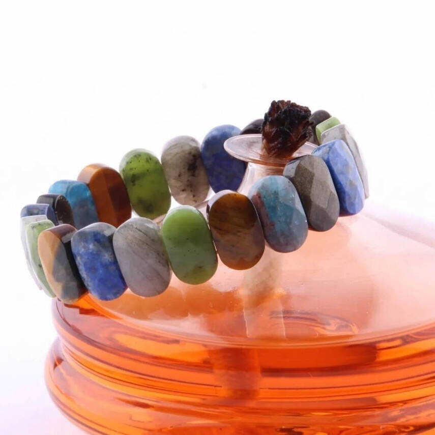 Sertifikalı Yay Burcu Roleks Doğal Taş Bileklik (SK:348) - 3