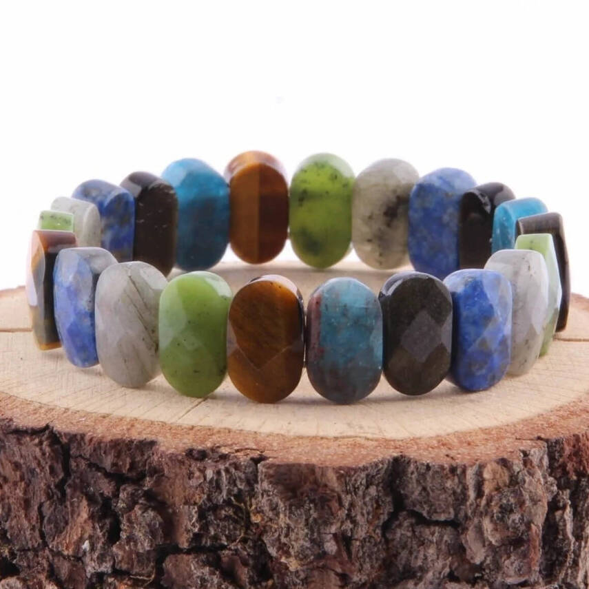 Sertifikalı Yay Burcu Roleks Doğal Taş Bileklik (SK:348) - 4