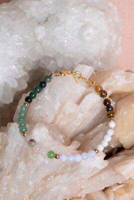 Sertifikalı Yengeç Burcu Doğal Taş Bileklik - 2