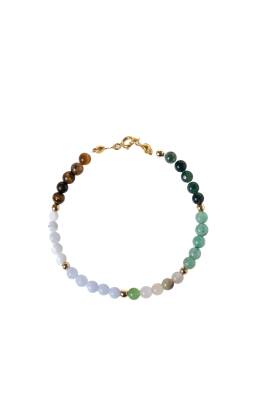 Sertifikalı Yengeç Burcu Doğal Taş Bileklik - 5