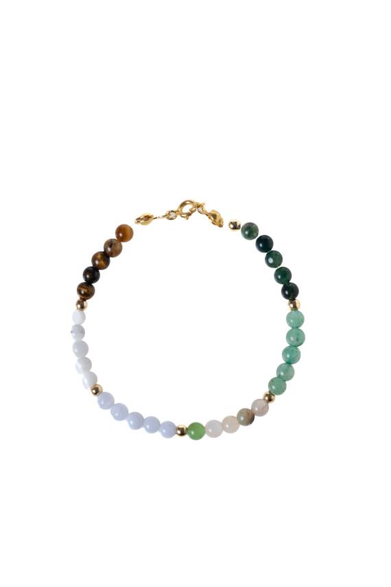 Sertifikalı Yengeç Burcu Doğal Taş Bileklik - 5