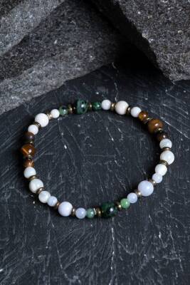 Sertifikalı Yengeç Burcu Doğal Taş Bileklik (SK:263) - 4