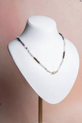 Sertifikalı Yengeç Burcu Doğal Taş Kolye - Osmanlı Doğal Taş