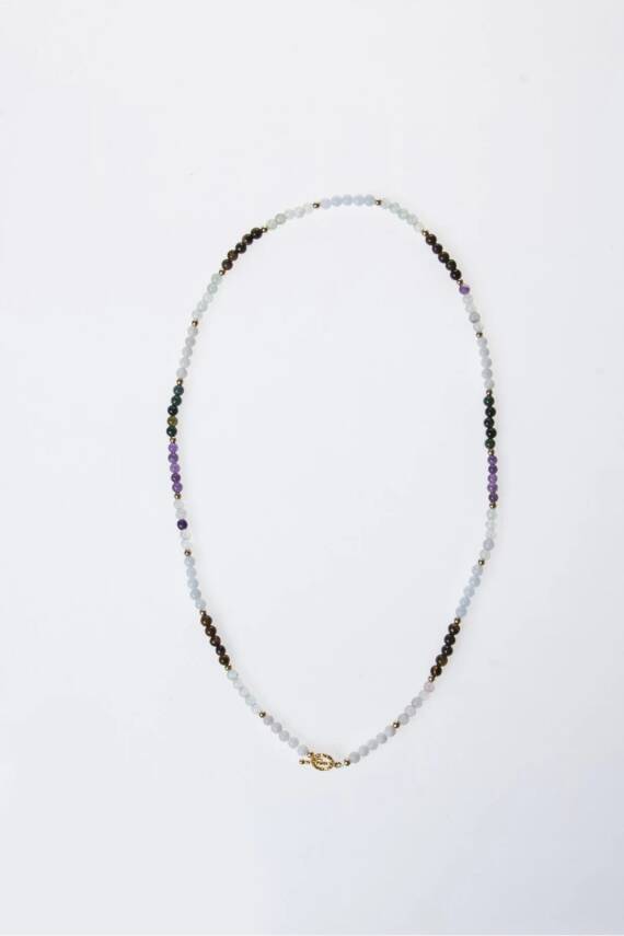 Sertifikalı Yengeç Burcu Doğal Taş Kolye - 6