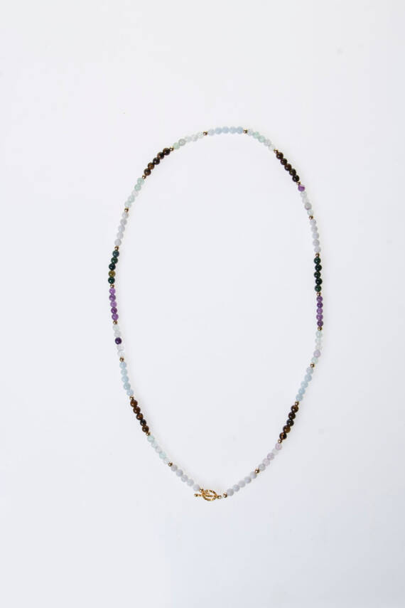 Sertifikalı Yengeç Burcu Doğal Taş Kolye - 6