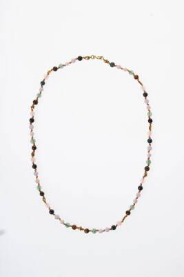 Sertifikalı Yengeç Burcu Gümüş Yıldızlı Doğal Taş Kolye - 5