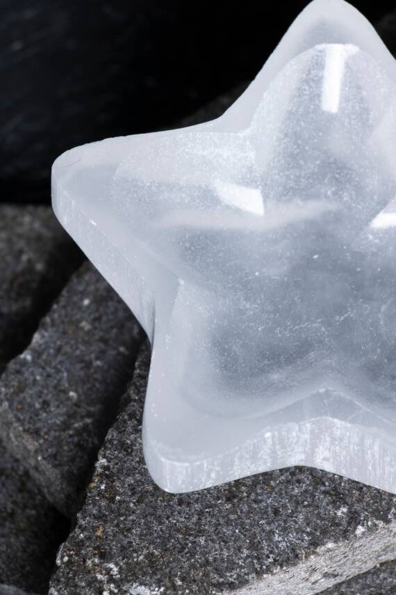 Sertifikalı Yıldız Selenit Tabak - 3