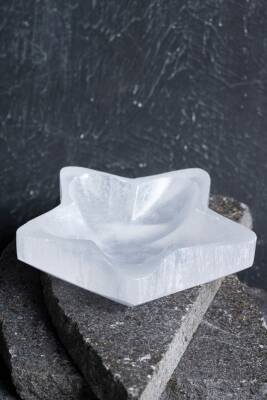 Sertifikalı Yıldız Selenit Tabak - 5