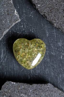 Sertifikalı Zebercet Kalp - Osmanlı Doğal Taş