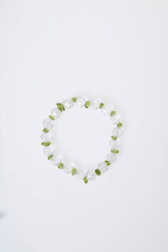 Sertifikalı Zebercet, Kristal Kuvars Doğal Taş Bileklik (SK:371) - 5