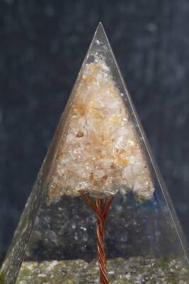 Sertifikalı Zebercet & Sitrin Ağaçlı Piramit - 5