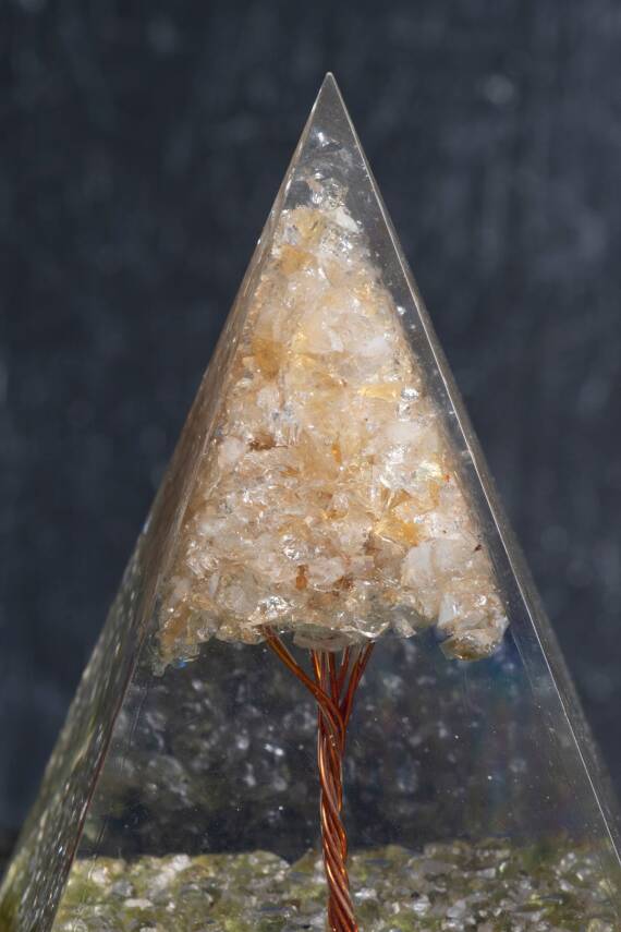 Sertifikalı Zebercet & Sitrin Ağaçlı Piramit - 5