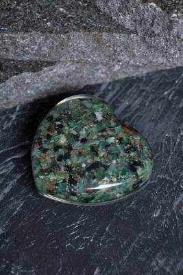 Sertifikalı Zümrüt Kalp - 4