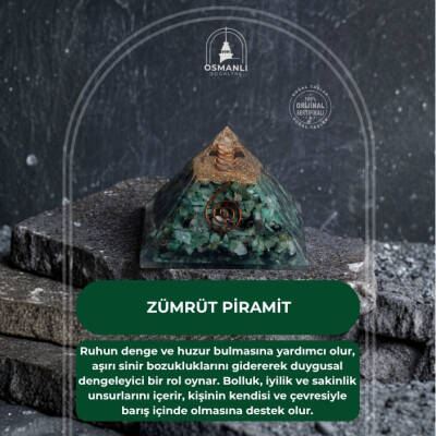 Sertifikalı Zümrüt Piramit - 2