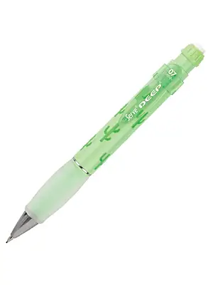 Serve Deep Doğa Desenli Kaktüs Figürlü Yeşil 0.7 mm Versatil Uçlu Kalem - 1