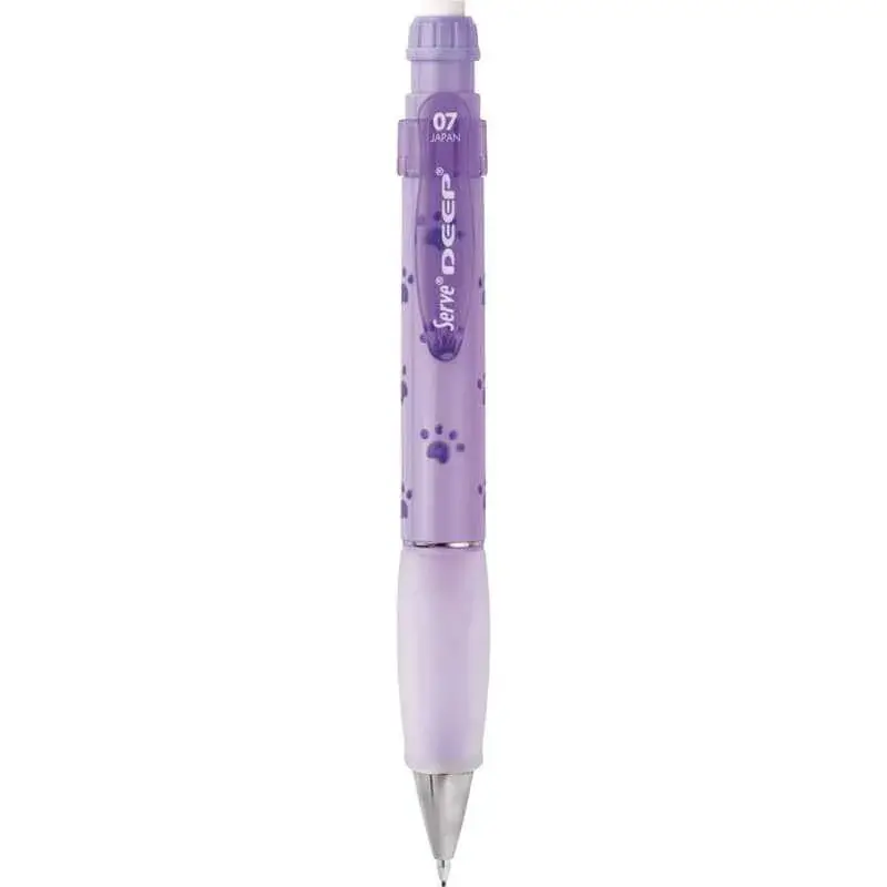 Serve Deep Doğa Desenli Pati Figürlü Mor 0.7mm Versatil Uçlu Kalem - 1