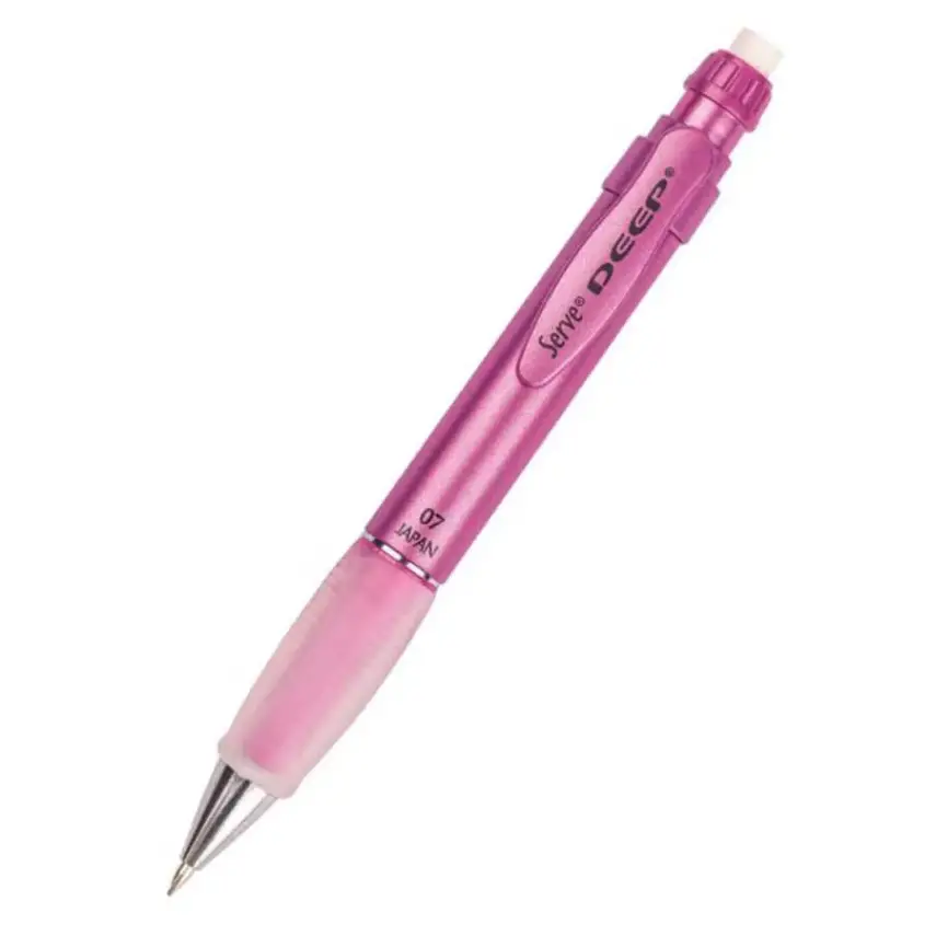Serve Deep Metalik Prenses Pembe 0.7mm Versatil Uçlu Kalem - 1