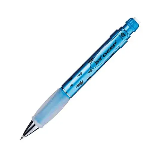 Serve Deep Metalik Serisi Şimşek Figürlü Metalik Mavi 0.7 mm Versatil Uçlu Kalem - 2