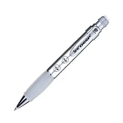 Serve Deep Metalik Serisi Uzaylı Figürlü Metalik Gri 0.7 mm Versatil Uçlu Kalem - Serve (1)