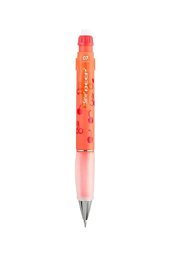 Serve Deep Meyve Serisi Kiraz Figürlü Neon Turuncu 0.7 mm Versatil Uçlu Kalem - 1