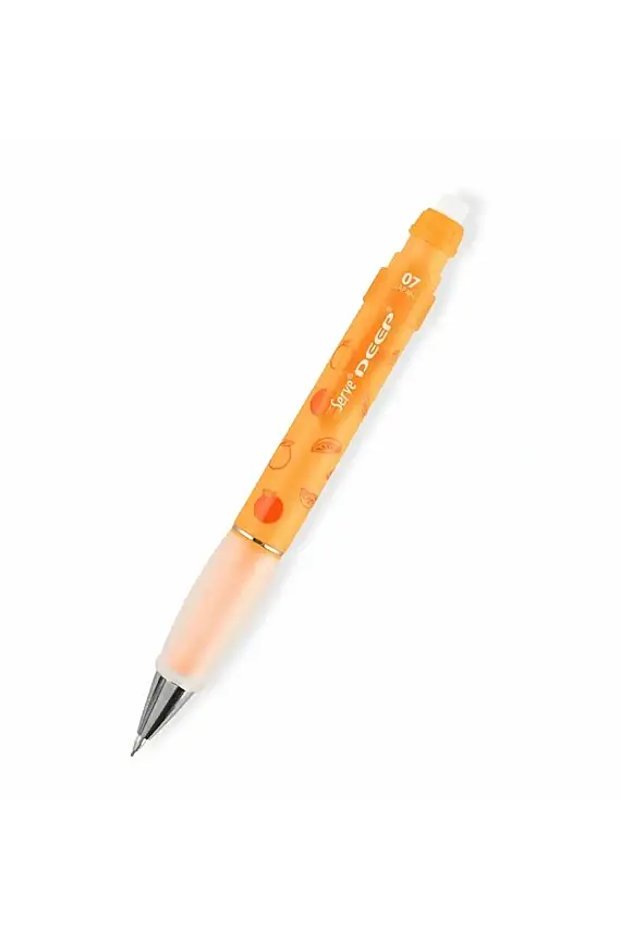 Serve Deep Meyve Serisi Portakal Figürlü Neon Turuncu 0.7 mm Versatil Uçlu Kalem - 1