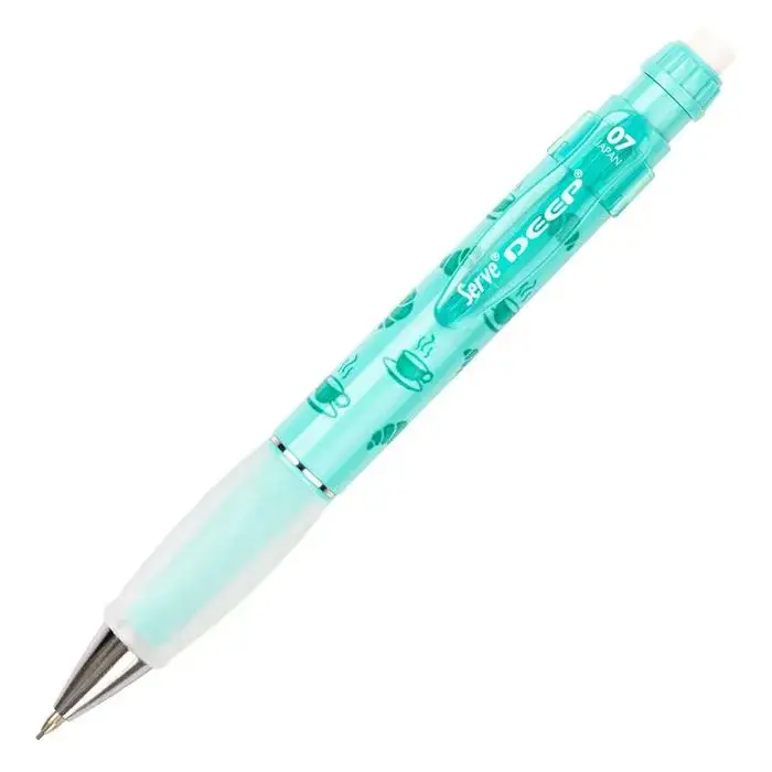 Serve Deep Sarı Okul Seti Uçlu Kalem + Uç + Silgi 0.7mm 3 Lü Set - 1