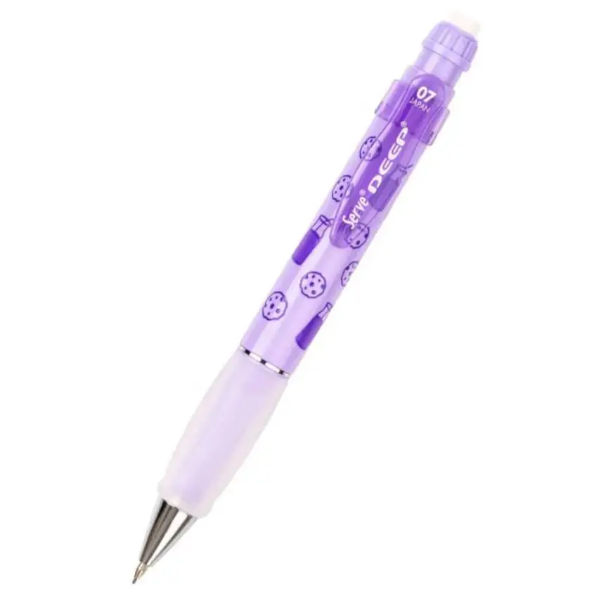 Serve Deep Tatlı Serisi Kurabiye ve Süt Figürlü Lavanta 0.7mm Versatil Uçlu Kalem - 1