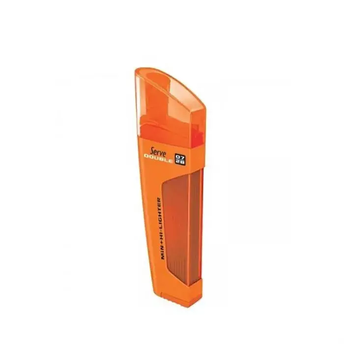 Serve Double Min Mor Fosforlu Kalem + 0.7mm 2B Uç Tüplü - 1