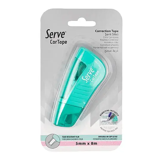 Serve Şerit Silici Yeşil 5 mm X 8M - 6