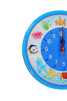 Sevimli Deniz Canlıları Saati 30 x 30 cm - 2