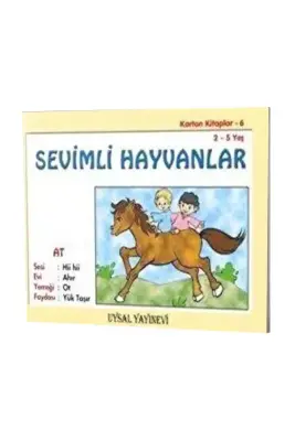 Sevimli Hayvanlar - Karton Kitap 6 - 2-5 Yaş - Uysal Yayıncılık (1)