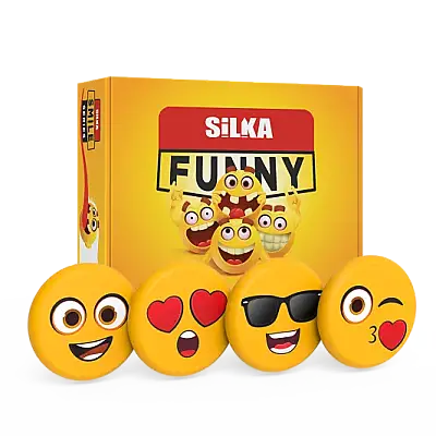 Silka Funny Gülen Yüzler Silgi - 1