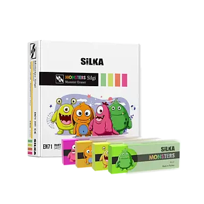 Silka Silgi Neon 4 Renk - Silka (1)