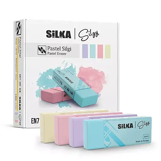 Silka Silgi Pastel Renk - 1
