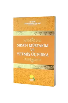 Sıratı Müstakim Ve Yetmiş Üç Fırka - Medine Yayıncılık (1)