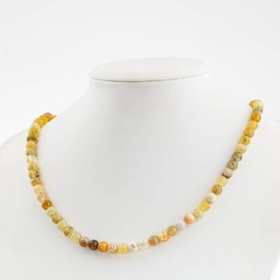 Sitrin 6 mm Dizi Doğal Taş Kolye - 2