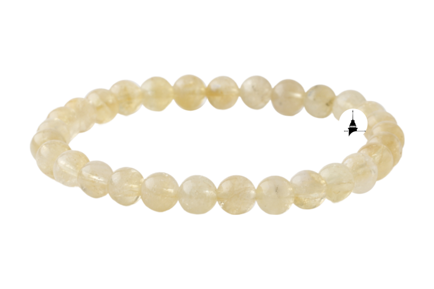 Sitrin 6mm Doğal Taş Bileklik - 2