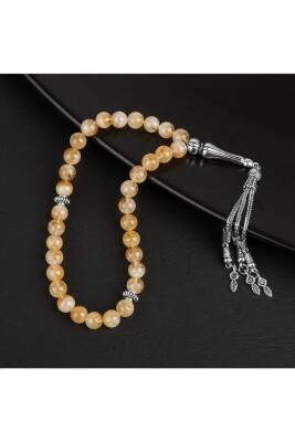 Sitrin Doğal Taş Tesbih 33lük - 8mm - Osmanlı Doğaltaş
