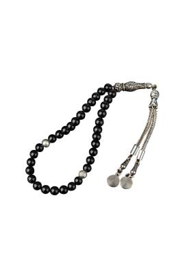 Siyah Turmalin Doğal Taş Tesbih 33lük - 6mm - 3