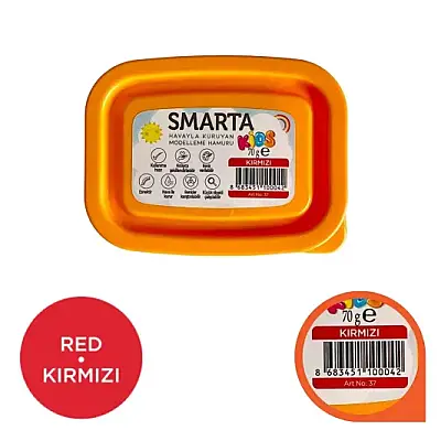 Smarta Kids Modelleme Hamuru 70 gr Kırmızı - 1