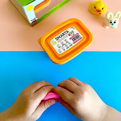 Smarta Kids Modelleme Hamuru 70 gr Neon Pembe - 10