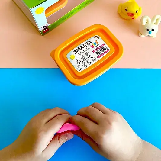 Smarta Kids Modelleme Hamuru 70 gr Neon Pembe - 10