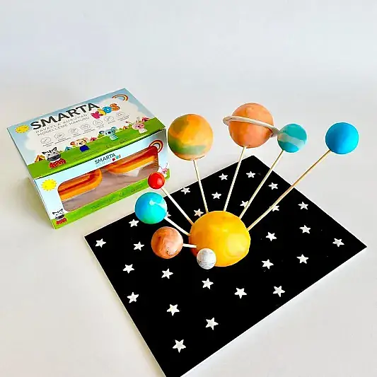 Smarta Kids Modelleme Hamuru 70 gr Neon Sarı - 3