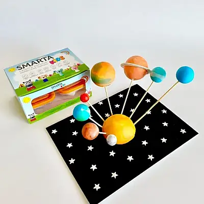 Smarta Kids Modelleme Hamuru 70 gr Neon Sarı - 7