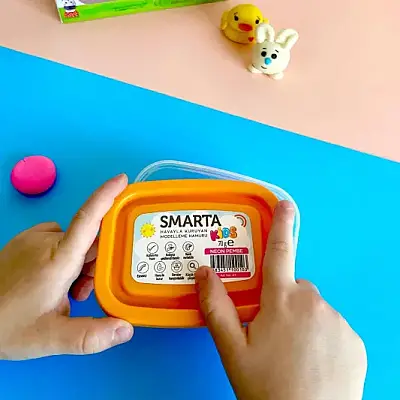 Smarta Kids Modelleme Hamuru 70 gr Neon Yeşil - 8