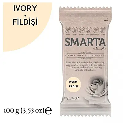 Smarta Modelleme Hamuru 100 Gr Fildişi Renk - 4