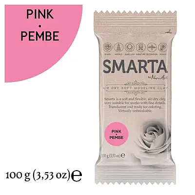 Smarta Modelleme Hamuru 100 Gr Pembe Renk - 6