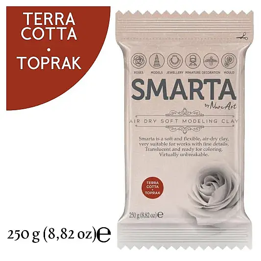Smarta Modelleme Hamuru 250 Gr Toprak Rengi - 7