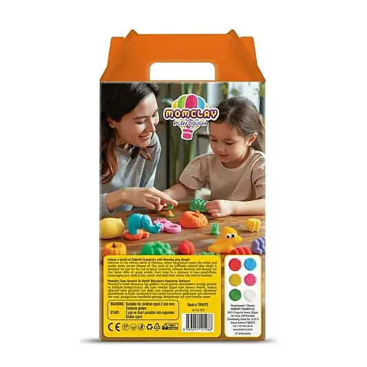 Smarta Momclay Oyun Hamuru 6 Renk - 16