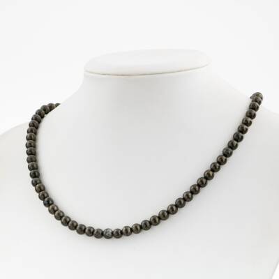 Sodalit 6 mm Dizi Doğal Taş Kolye - Osmanlı Doğaltaş